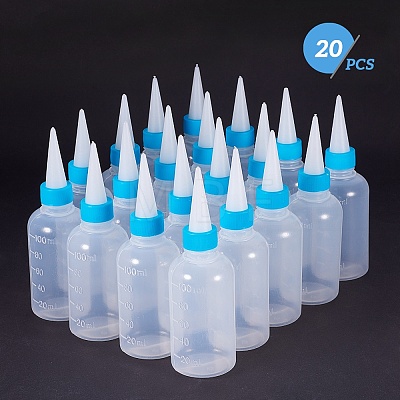 Plastic Glue Bottles Sets DIY-BC0002-43-1