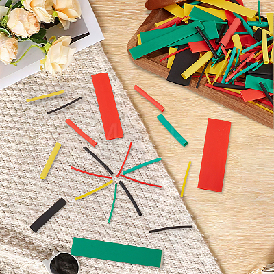168Pcs PE Heat Shrinkable Tube FIND-CY0001-89-1