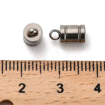 201 Stainless Steel Cord Ends STAS-S167-01C-P-1