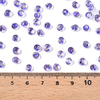 6/0 Baking Paint Transparent Glass Seed Beads SEED-N006-06I-1