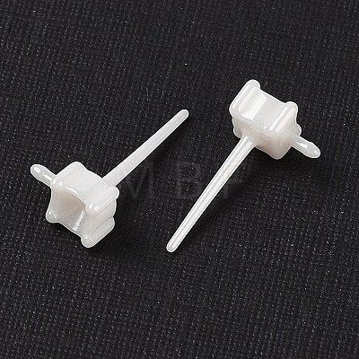 Hypoallergenic Bioceramics Zirconia Ceramic Stud Earrings Finding EJEW-C111-12-1