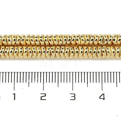 Electroplated Synthetic Non-Magnetic Hematite Beads Strands G-H020-F01-03-1