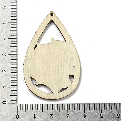 Wood Pendants WOOD-M012-02G-1