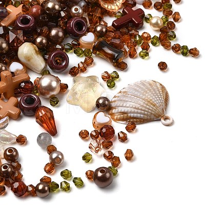 Opaque & Transparent Acrylic Beads SACR-XCP0001-06E-1