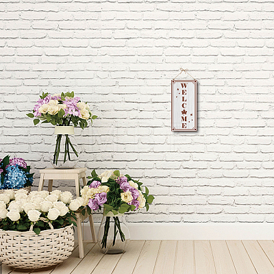 Printed Wood Hanging Wall Decorations WOOD-WH0115-14B-1