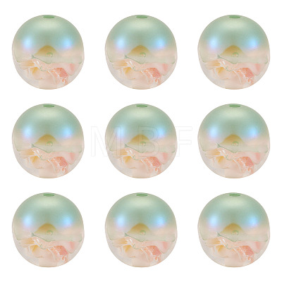 10Pcs Resin Beads PACR-TA0001-33D-1
