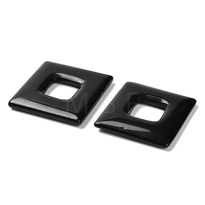 Natural Obsidian Big Pendants G-Z097-03-1