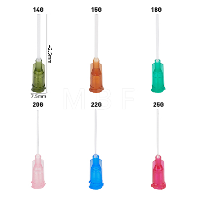 Plastic Fluid Precision Blunt Needle Dispense Tips TOOL-BC0001-90-1