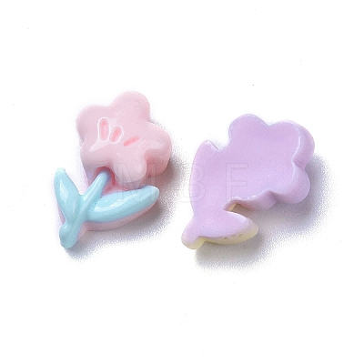 Opaque Cute Resin Decoden Cabochons RESI-B024-03K-1