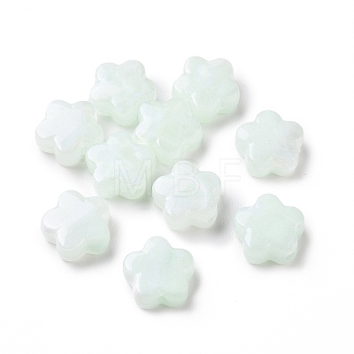 Opaque Acrylic Beads OACR-E014-13A-1