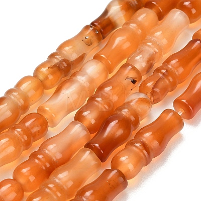 Natural Agate Beads Strands G-Z144-A02-01F-1