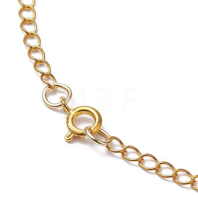Glass & Cherry Quartz Glass Pendants Necklaces NJEW-JN04675-1
