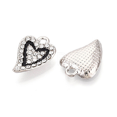 Alloy Rhinestone Pendants FIND-N012-03P-1