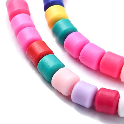 Handmade Polymer Clay Bead Strands CLAY-ZX006-01K-1