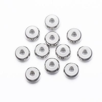 Tarnish Resistant 201 Stainless Steel Spacer Beads STAS-H376-43-1