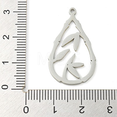 304 Stainless Steel Pendants STAS-S142-05P-1