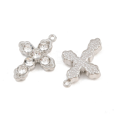 Alloy with Crystal Rhinestone Pendants RB-CBA7AC6-08P-01-1