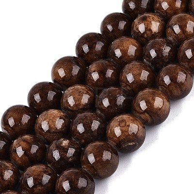 Natural Persian Jade Beads Strands G-A255-A02-06A-1