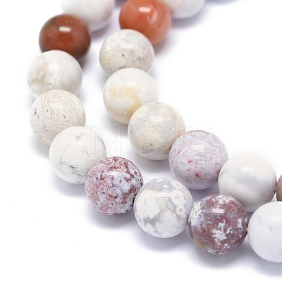 Natural Ocean Jasper Beads Strands G-O201A-15B-1