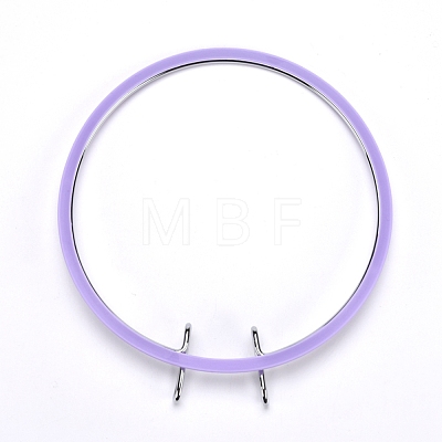 Ring Embroidery Plastic Hoops TOOL-WH0029-05A-1