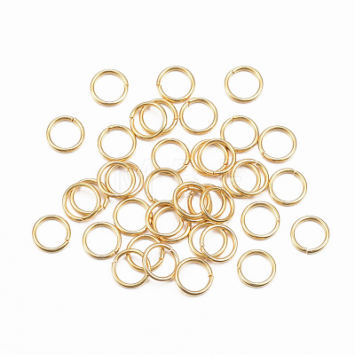 304 Stainless Steel Open Jump Rings X-STAS-H396-A-01G-1