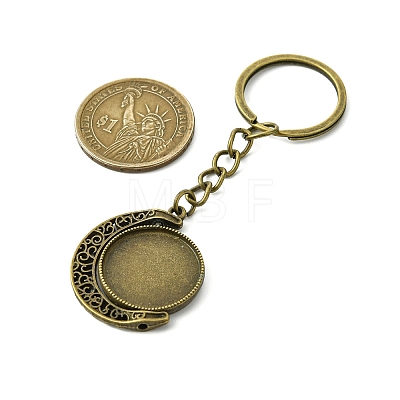 Alloy Pendant Cabochon Keychains KEYC-JKC01137-04-1