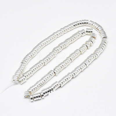 Electroplate Non-magnetic Synthetic Hematite Beads Strands X-G-Q465-37S-1