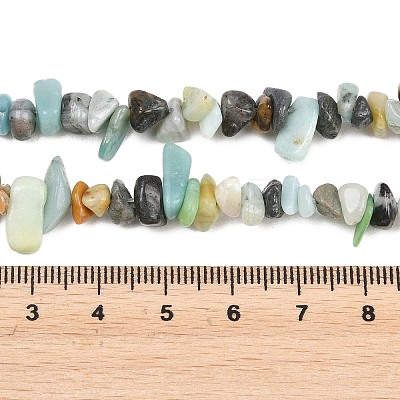 Natural Flower Amazonite Beads Strands G-F834-A01-01-1