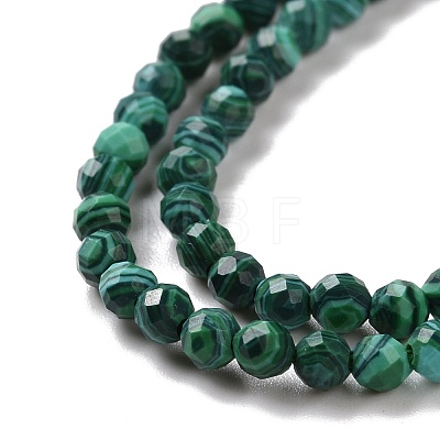 Synthetic Malachite Beads Strands G-H273-01B-1