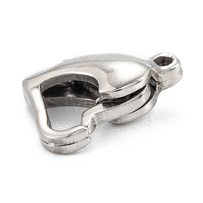316 Stainless Steel Lobster Claw Clasps STAS-C024-05P-1