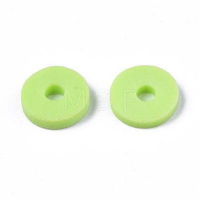 Handmade Polymer Clay Beads Strands CLAY-R089-6mm-T02B-17-1