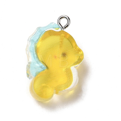 Ocean Theme Transparent Resin Cartoon Pendants CRES-F024-01H-1