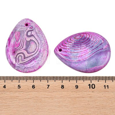 Natural Dragon Veins Agate Pendants GG-K002-01A-1