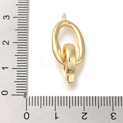 Brass Fold Over Clasps X-KK-H480-15G-1