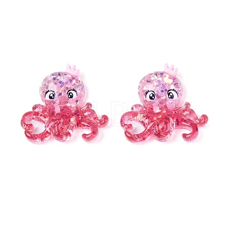Transparent Resin Decoden Cabochons CRES-N018-056-1