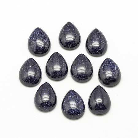Synthetic Blue Goldstone Cabochons G-R417-18x25-34-1