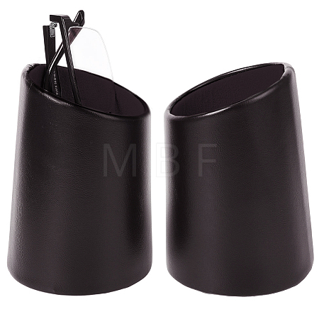 PU Leather Eyeglasses Display Riser Stands ODIS-CN0001-12-1