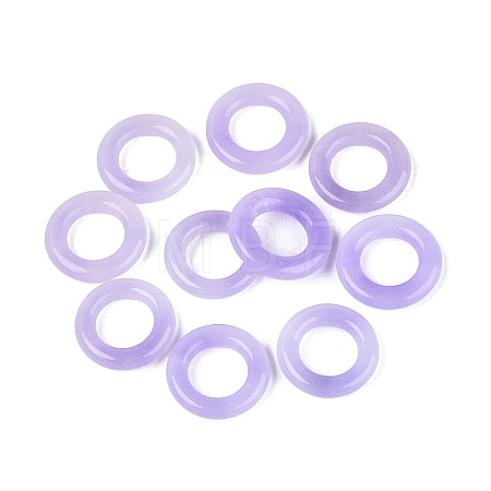 Dyed Natural White Jade Linking Rings G-Q601-43A-1