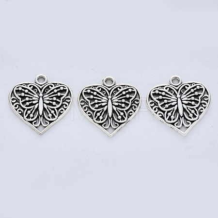 Tibetan Style Alloy Pendants X-TIBE-R316-108AS-RS-1