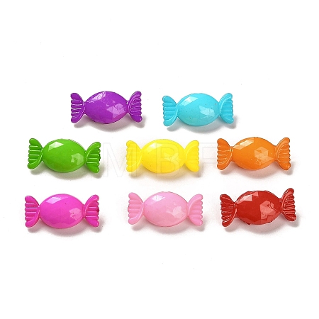 Opaque Acrylic Beads OACR-Z016-15-1