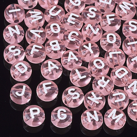 Transparent Acrylic Beads X-TACR-N002-04J-1