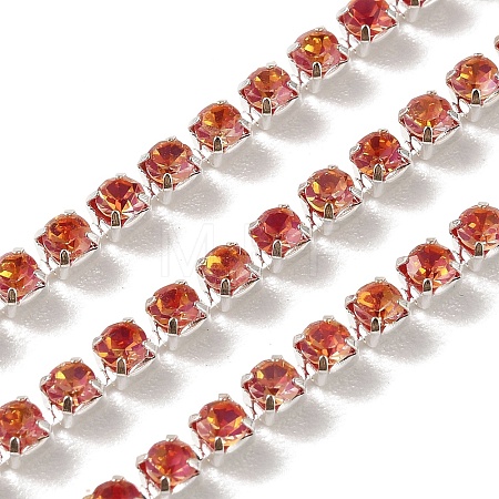 Iron Rhinestone Cup Chains CH-A008-02A-1