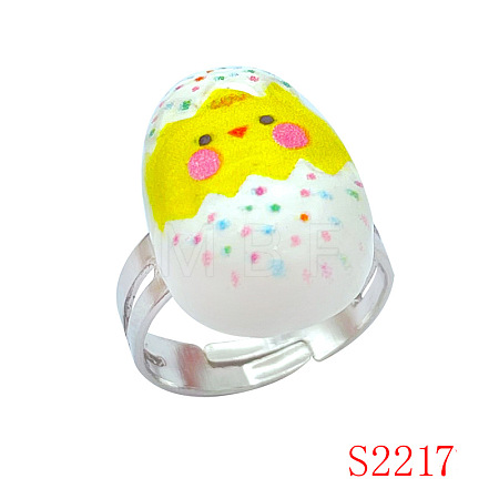 Easter Resin with Iron Finger Rings for Girl FS-WG45AD0-10-1