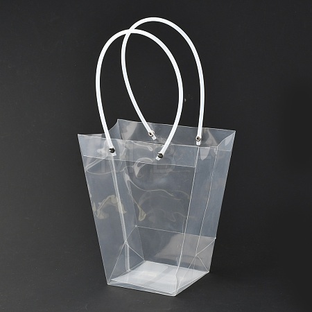 Valentine's Day Trapezoid PP Plastic Gift Bags ABAG-L015-01A-1