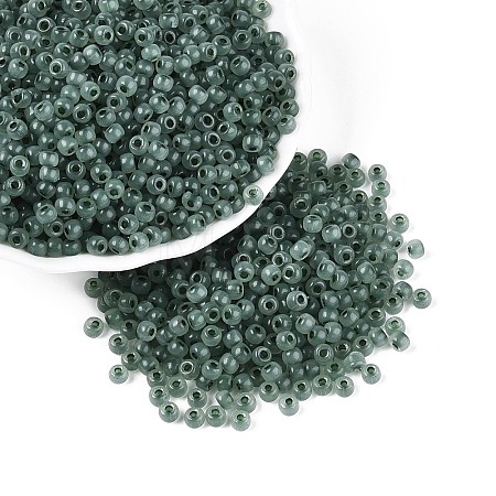 6/0 Transparent Inside Colours Glass Seed Beads SEED-N008-08D-1