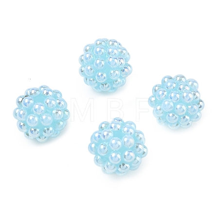 Opaque Acrylic Beads AC-CBA4D01-04B-1