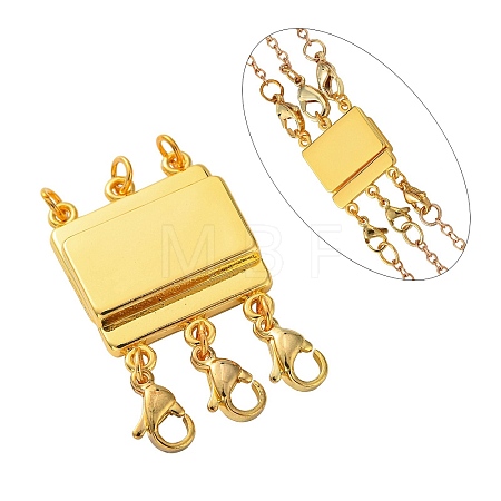 Zinc Alloy Box Magnetic Clasps Converter PALLOY-C159-02LG-1