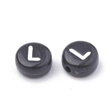Opaque Acrylic Beads SACR-N002-02L-1