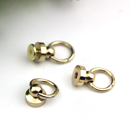 Alloy Round Head Screwback Button PURS-PW0001-544LG-1