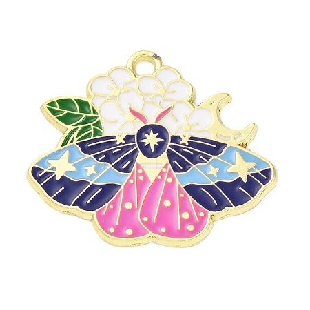 Alloy Enamel Pendants ENAM-C024-01E-01LG-1